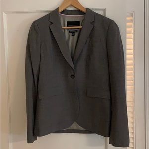 Grey suit jacket